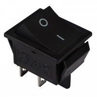 Переключатель Аско-Укрем KCD2-201 B/B (0-I) черный (A0140040100)