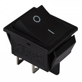 Переключатель Аско-Укрем KCD2-201 B/B (0-I) черный (A0140040100)