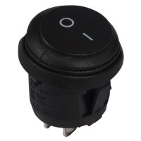 Переключатель TNSy KCD1-8-101 B/B круглый черный (TNSy5500747)