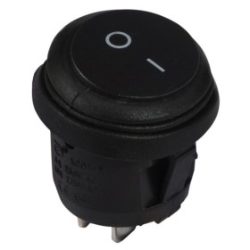 Перемикач TNSy KCD1-8-101 B/B круглий чорний (TNSy5500747)