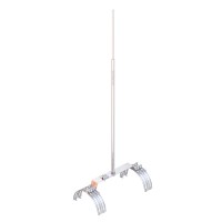 Молниеприемник на полукруглый гребень крыши Leo Lightman 2м Ni/Al (414123)