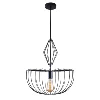 Підвісний світильник, люстра Goldlux 328380 Jasmina E27 1x20W IP20 чорний