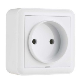 Розетка Nilson Unique біла 1-на без заземлення ( 28111015 )