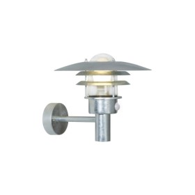 Вуличний світильник з датчиком руху Nordlux 71412031 Lonstrup E27 1x60W IP44 сріблястий