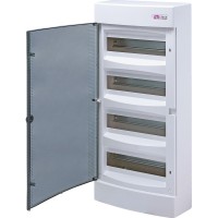 Наружный модульный щит ETI 001101020 ECT 48PT 48 М с прозрачной дверцей