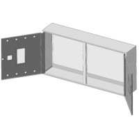 Пожарный щит Билмакс Б00029983 ШП 12060 У-С (белый без кассеты)