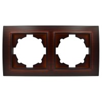 Рамка ELBI ZENA Woodline красное дерево 2-я ( 500-012900-226 )