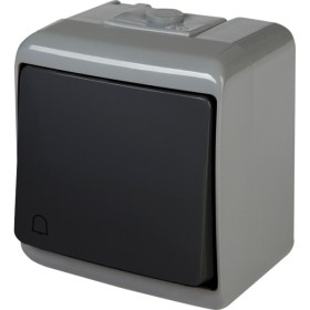 Кнопка звонок Eti Hermetics VHE-4-SRG IP54 серо-графитовая (4668099)