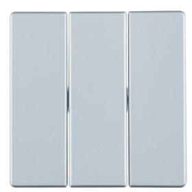 Потрійна клавіша вимикача Berker Qx 16656084 (алюміній)
