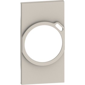 Лицевая панель электрической розетки с USB зарядкой Bticino Living Now KM63 на 2 модуля (песочная)