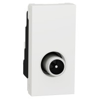 Одинарна TV розетка Schneider Electric NU346118 1М (біла)