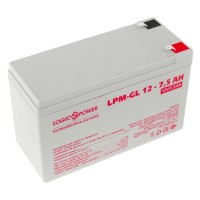 Акумулятор LogicPower LPM-GL 12-7,5 AH 12В