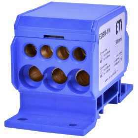 Распределительный блок ETI 001102410 EDBM-1/N (160А 1x4-50; 3x2.5-25; 4x2.5-16)