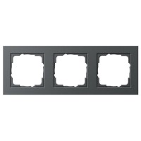 Рамка трехместная Gira E2 антрацит (021323)