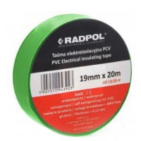 ПВХ ізолента Radpol AR 19/20 зелена 20м