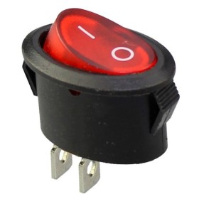 Перемикач TNSy KCD1-9-101 R/B овальний червоний (TNSy5500757)