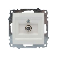 Розетка ELBI ZENA белая спутниковая SAT F-розьем без рамки ( 609-010200-280 )