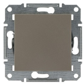 Перемикач перекр. без рамки бронза Asfora, EPH0500169