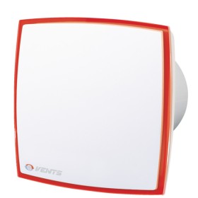 Осевой декоративный вентилятор Vents 100 ЛД Лайт красный