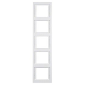 Рамка 5-местная, вертикальная, полярная белизна Berker K.1