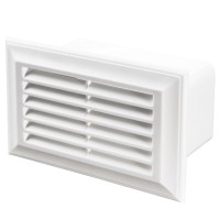 Торцевая решетка Vents 55х110 для прямоугольных воздуховодов