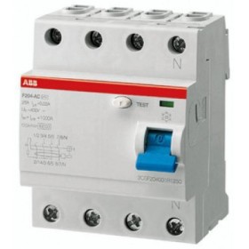 УЗО ABB F204 AC-63/0,1, 63А, 100 мА, AC
