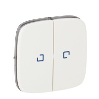 Клавиша 2-кл. выключателя с подсветкой Legrand Valena Allure белая