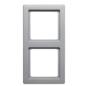 Рамка 2-местная алюминий Berker Q.1