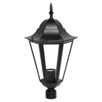 Парковый светильник Delux Palace A003 60Вт Е27 черный (90017180)