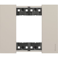 Рамка на 2 модуля Bticino Living Now KA4802KM (Немецкий/Итальянский стандарт) песочная
