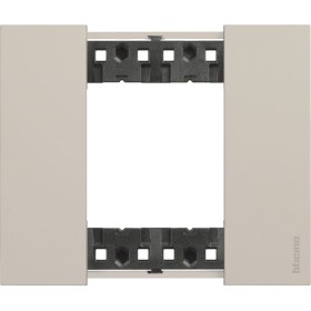 Рамка на 2 модуля Bticino Living Now KA4802KM (Немецкий/Итальянский стандарт) песочная
