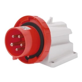 Стационарная вилка 90° GEWISS IP67 3P+E 32A 400В (GW60441)