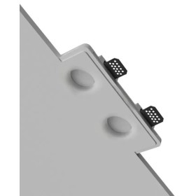 Гіпсовий точковий врізний світильник Oledim 7771369 TS6 GYPSUM GU10 2x10W IP20 Білий