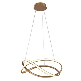 Підвісний світильник, люстра Italux PND-23917-GD Rumio LED 1x40W 3000K/4000K/6000K 3400Lm IP20 золотий