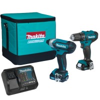 Набір інструментів Makita CLX224SA CXT 12Vmax (DF333DZ TD110DZ DC10SB BL1021Bx2)