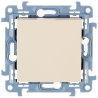 Выключатель одноклавишный Simon 10 кремовый