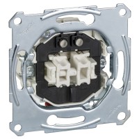 Механізм вимикача 2-клавішний з підсвічуванням Merten, MTN3165-0000