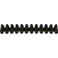 Клемна колодка Аско-Укрем ЕМ W(U) 10мм² 10А чорна (U0130040036)