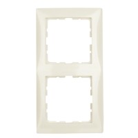 Рамка 2-местная белая Berker S.1