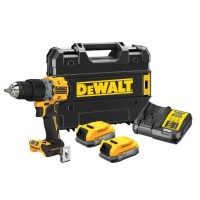 Ударная дрель-шуруповерт бесщеточная DeWALT DCD805E2T XR Li-Ion 18В 1,7Ач 90Нм патрон 13мм