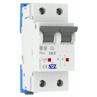 Двухполюсный автомат SEZ 62 D 63А 2P (PR62D63А)