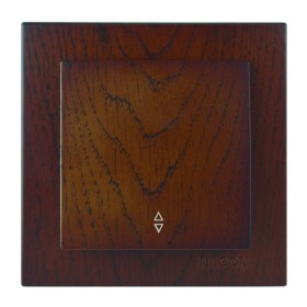 Вимикач Nilson Touran горіх 1кл прохідний ( 24271007 )