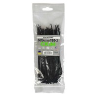 Хомут кабельний CКІМ 150х3 посилений чорний ( С0302017 )