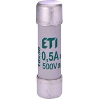 Запобіжник ETI 002621017 CH 10X38 aM 0.5A 500V
