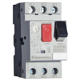 Автомат захисту двигуна Аско-Укрем ВА-2005 М04 0,40-0,63А (A0010050016)