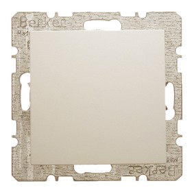 Заглушка з центральною панеллю без цоколя, біла Berker