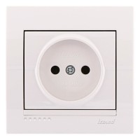 Розетка белая Deriy, Lezard