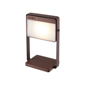 Уличный светильник на солнечной батарее Nordlux 2418035018 Saulio LED 1x3.5W 3000K 200Lm IP44 коричневый