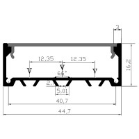 LED-профиль накладной LS4516 (2 метра)