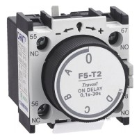 Приставка витримки часу Chint F5-T2 із затримкою часу 0,1…30с на увімкення (258022)